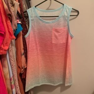 Tye dye pocket tank